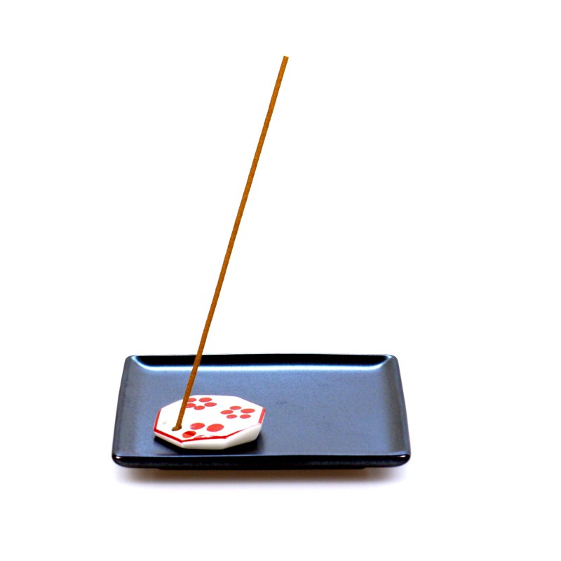 Wierookschaal 10 cm Japan zwart